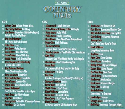 Stars Of Country No1s [3CD]