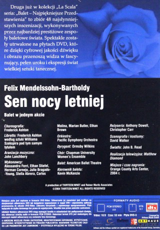 Kolekcja La Scala: Balet 20 - Sen nocy letniej [DVD]