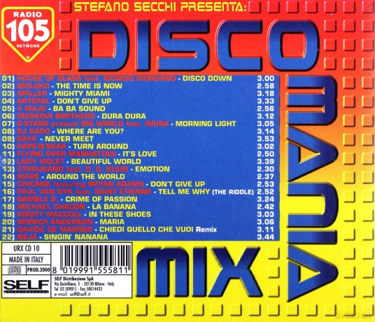 Stefano Secchi Presenta Disco Mania Mix [CD]