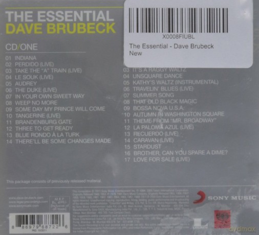 Dave Brubeck: The Essential Dave Brubeck [2CD]
