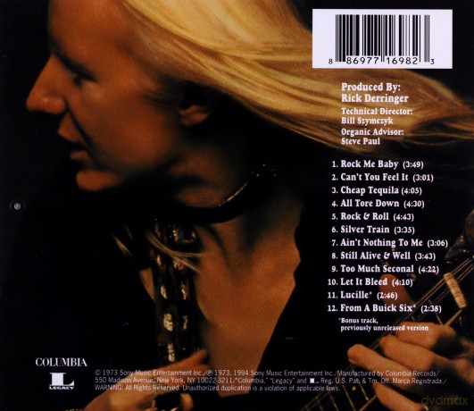 Johnny Winter: Still Alive and Well [CD]