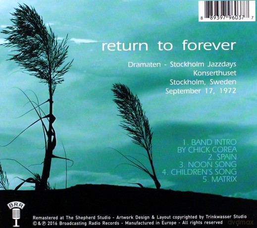 Return To Forever: Stockholm Live [CD]