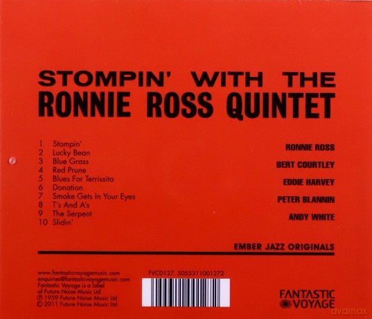 Ronnie Ross: Stompin' With The Ronnie Ross Quintet [CD]
