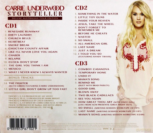 Carrie Underwood: Storyteller -Deluxe- [3CD]
