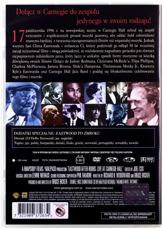 Eastwood po godzinach: Na żywo w Carnegie Hall  [DVD]