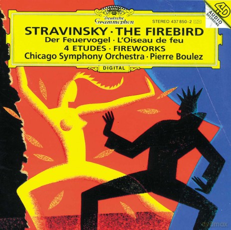 Igor Stravinsky: Stravinsky - the Firebird, 4 Etudes, Fireworks [CD]