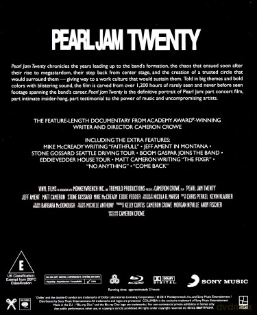 Pearl Jam: Pearl Jam Twenty [Blu-Ray]