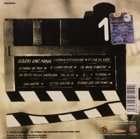 Mina: Studio Uno [CD]