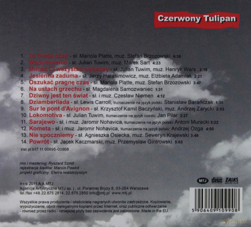 Czerwony Tulipan: To twoje oczy (digipack) [CD]
