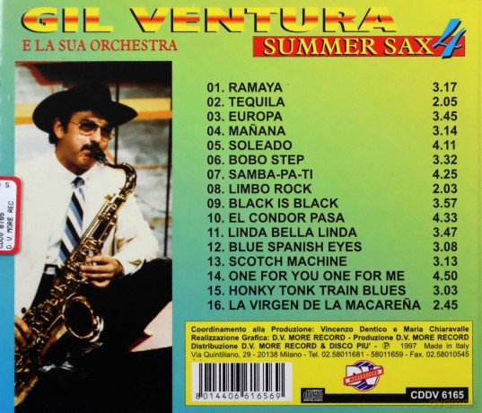 Gil Ventura: Summer Sax [CD]