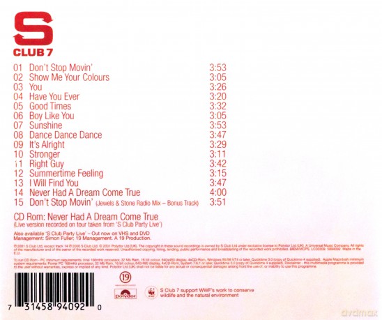S Club 7: Sunshine [CD]