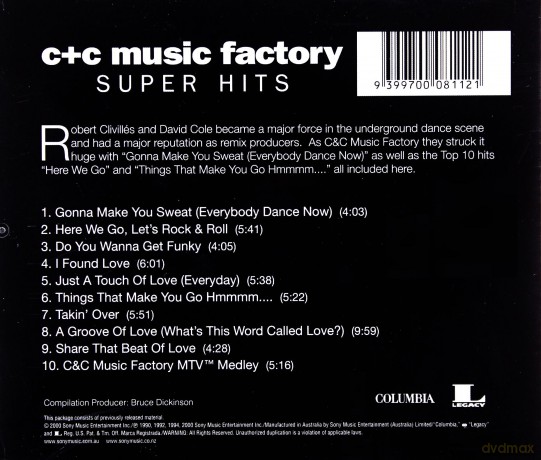 C & C Music Factory: Super Hits [CD]