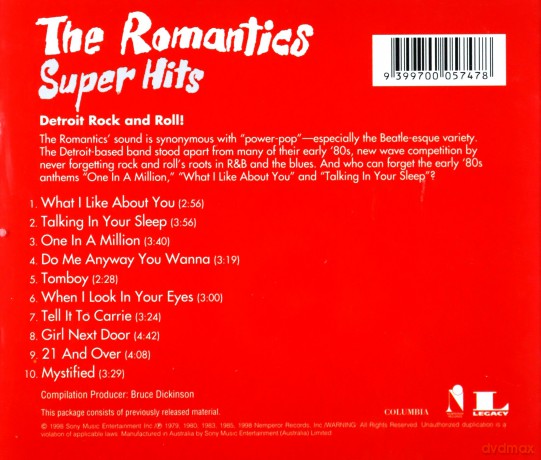 Romantics: Super Hits [CD]