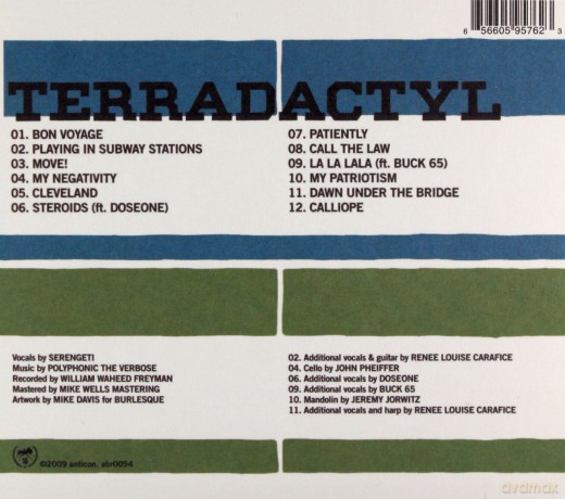 Serengeti & Polyphonic: Terradactyl [CD]