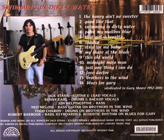 Jack Starr: Swimming in Dirty Water [CD]