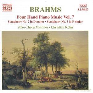Johannes Brahms: Symfoni 2/3 Foer Fyrhaendigt P [CD]