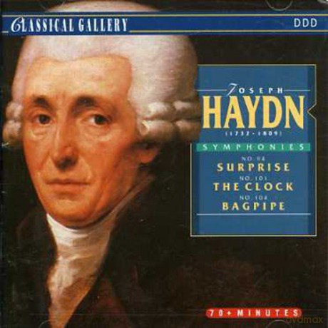 J. Haydn: Symphony No. 94 Surprise, 101 Clock, 104 Bagpipe [CD]