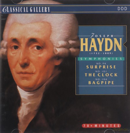 J. Haydn: Symphony No. 94 Surprise, 101 Clock, 104 Bagpipe [CD]
