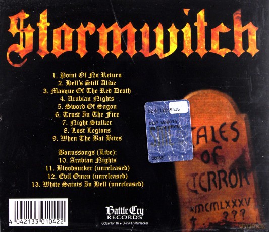 Stormwitch: Tales of Terror [CD]