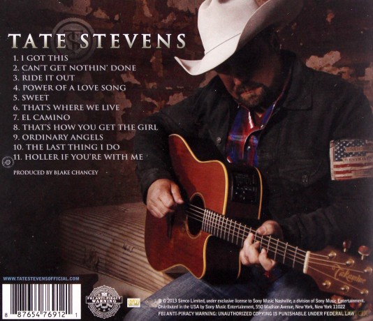 Tate Stevens: Tate Stevens [CD]