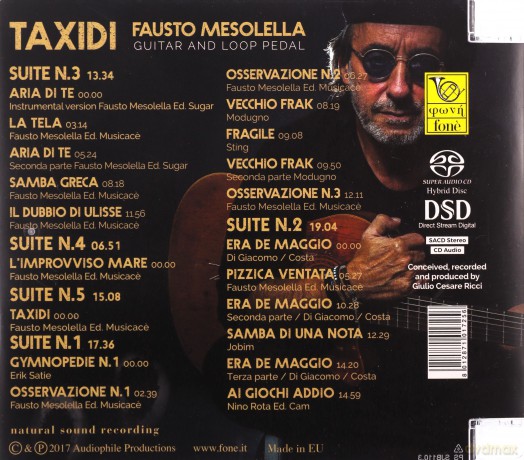 Fausto Mesolella: Taxidi (Sacd) [CD]