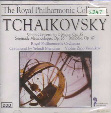 Royal Philharmonic Orchestra: Tchaikovky's Violin Concerto In D Major, Op. 35. Serenade Melancolique, Op 26. Melodie, Op 42. [CD]
