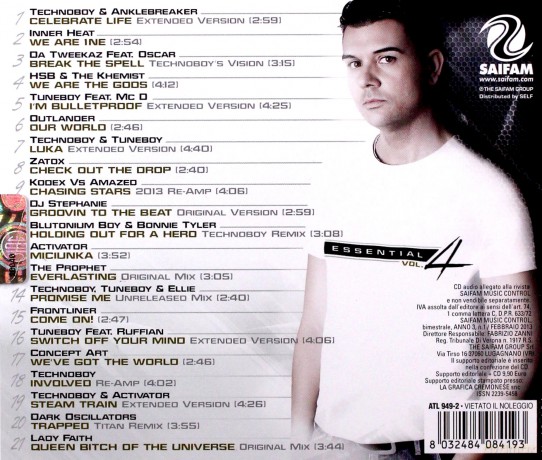 Technoboy Essential Vol. 4 [CD]