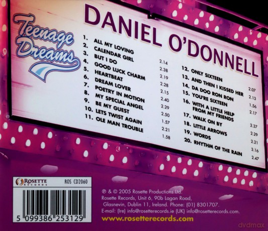 Daniel O'Donnell: Teenage Dreams [CD]