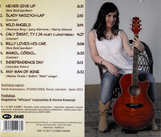 Dorota Krawczyk: Never give up [CD]