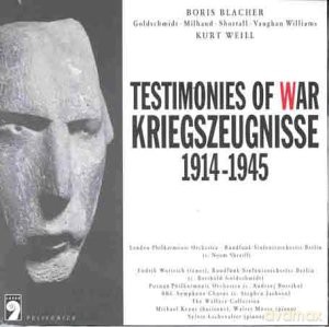 Noam Sheriff: Testimonies Of War [CD]