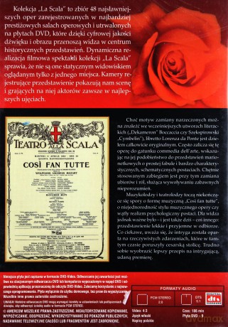 Kolekcja La Scala: Opera 05 - Cosi fan Tutte [DVD]