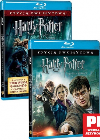 Harry Potter i Insygnia śmierci część 1+2 Pakiet [4Blu-Ray]