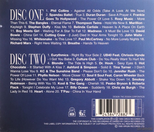 The 80's Love Album [2CD]