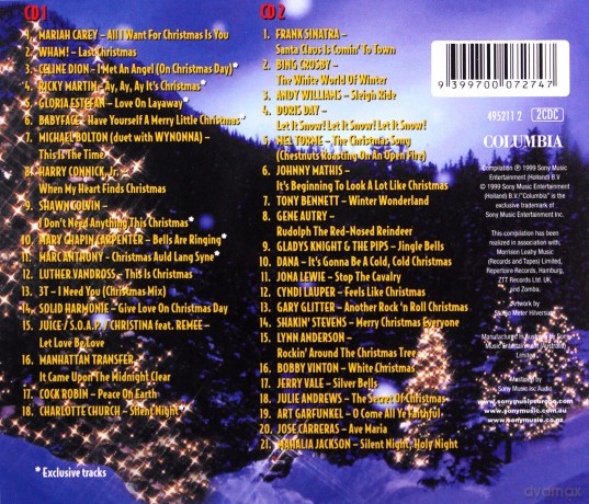 The All Time Greatest Christmas Songs [2CD]