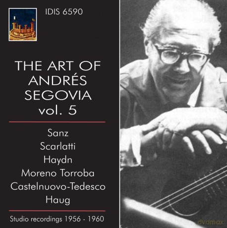 Andres Segovia: The Art of Andres Segovia Vol. 5 [CD]