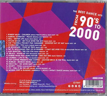 The Best Dance Hits From 90's To 2000 [CD]