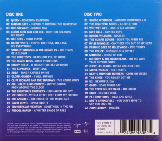 The Best Number 1 Singles In The World... Ever! [CD]
