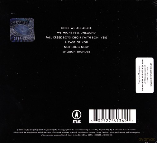 James Blake: Enough Thunder (digipack) [CD]