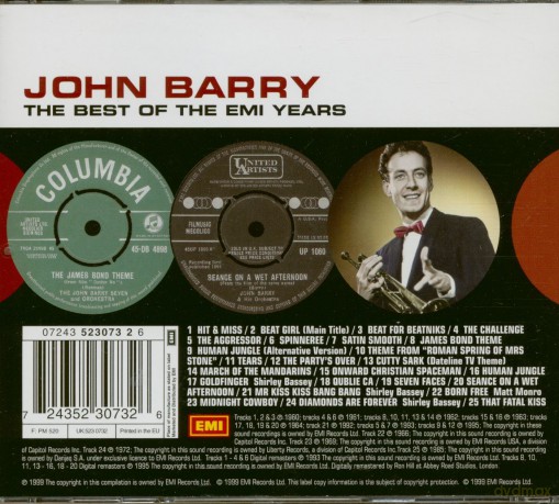 John Barry: The Best of the Emi Years [CD]
