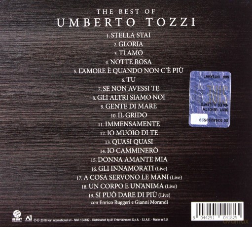 Umberto Tozzi: The Best Of Umberto Tozzi [CD]
