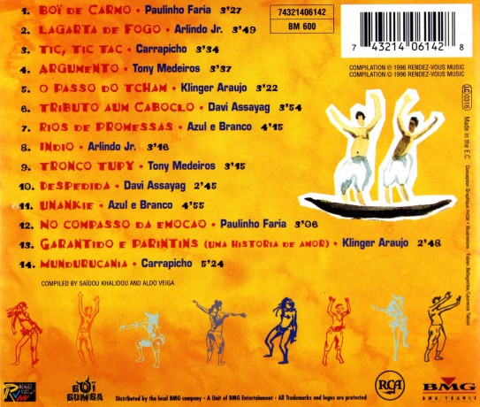 Boi Bumba: The Best Of/carrapicho, Arlind [CD]