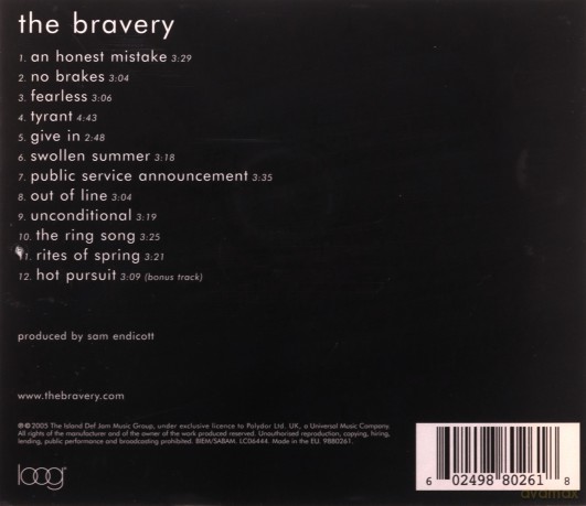 Bravery: The Bravery [CD]