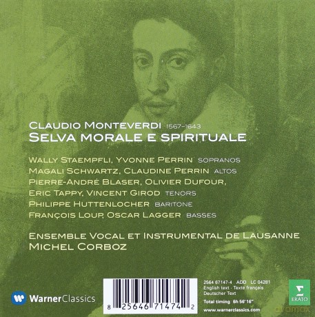 Michel Corboz: Ensemble Vocal Et Instr: Monteverdi: Selva Morale E Spirituale [6CD]