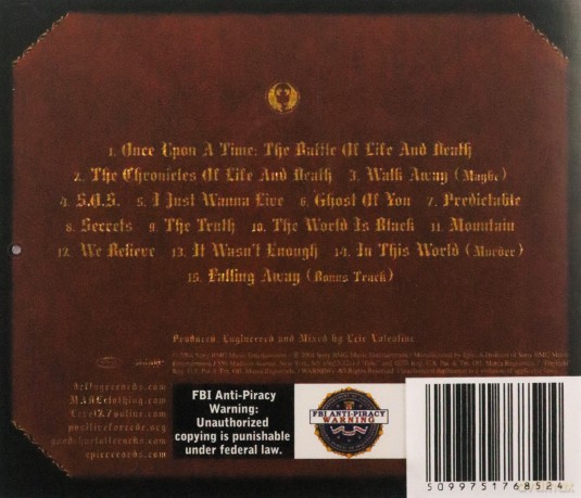Good Charlotte: The Chronicles of Life and Death [CD]