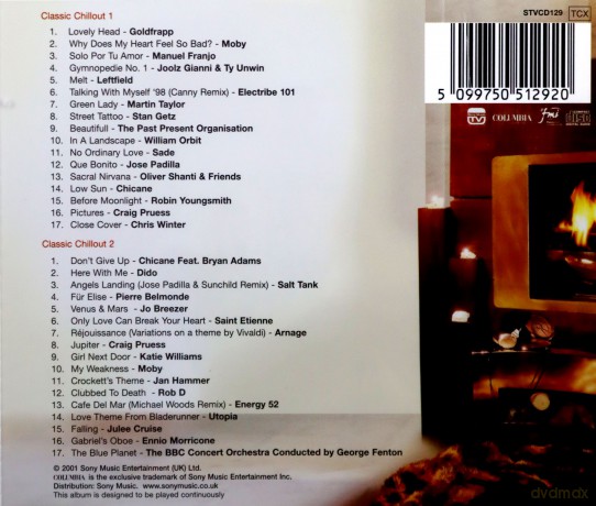 The Classic Chillout Album Vol. 2: Another Collection Of Classics For The Modern World [CD]