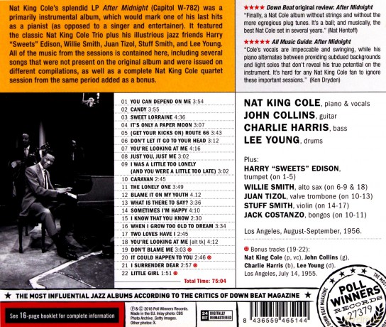 Nat King Cole: The Complete After Midnight Sessions [CD]