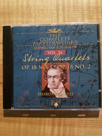 Ludwig Van Beethoven: The Complete Masterworks String Quartets Vol 26 Op. 18 Nos. 1-2 [CD]