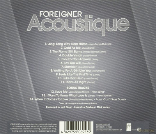 Foreigner: Acoustique [CD]