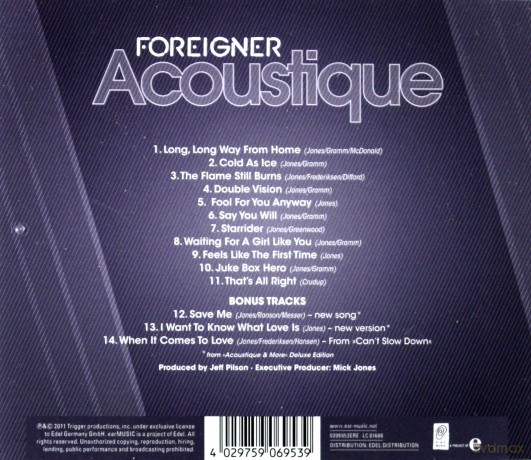 Foreigner: Acoustique [CD]
