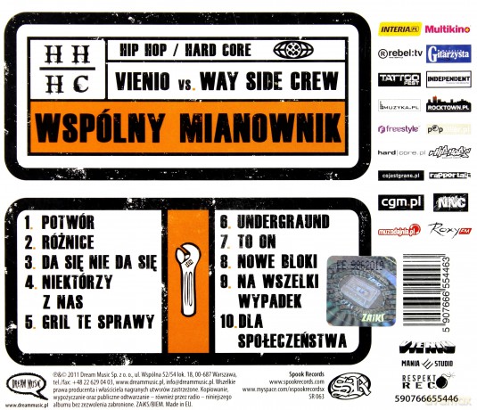 Vienio Vs. Way Side Crew: Wspólny Mianownik [CD]